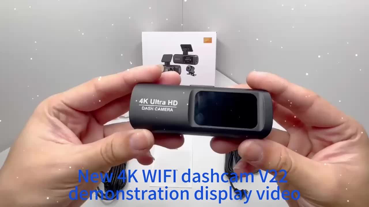 4K Ultra HD | Mini Car Camera | 170° Wide-Angle Lens | Built-in WiFi | G-Sensor | WDR Function | Night Vision Mode | 24-Hour Parking Surveillance | Loop Recording | Supports APP Control | HD Video Recording | Comes with 128G