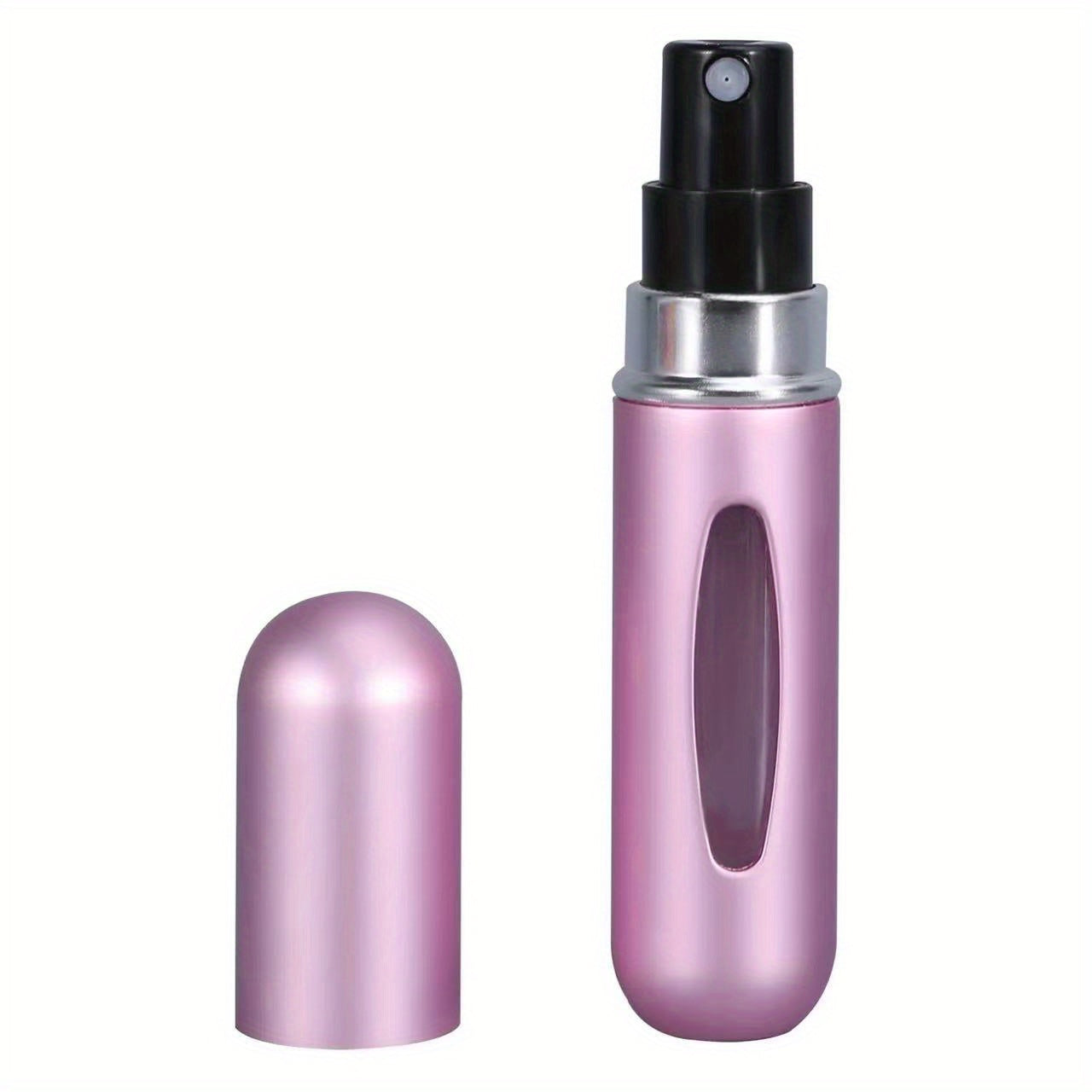 Mini przenośna perfuma wielokrotnego napełniania Aluminium Atomized Spray Cosmetic Bottle ~ Butelka dozownika podróży ~ Butelka perfum Atomizer, do samochodu