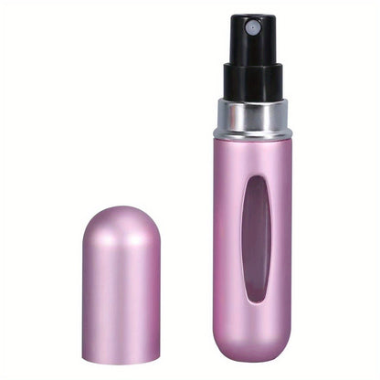 Mini przenośna perfuma wielokrotnego napełniania Aluminium Atomized Spray Cosmetic Bottle ~ Butelka dozownika podróży ~ Butelka perfum Atomizer, do samochodu