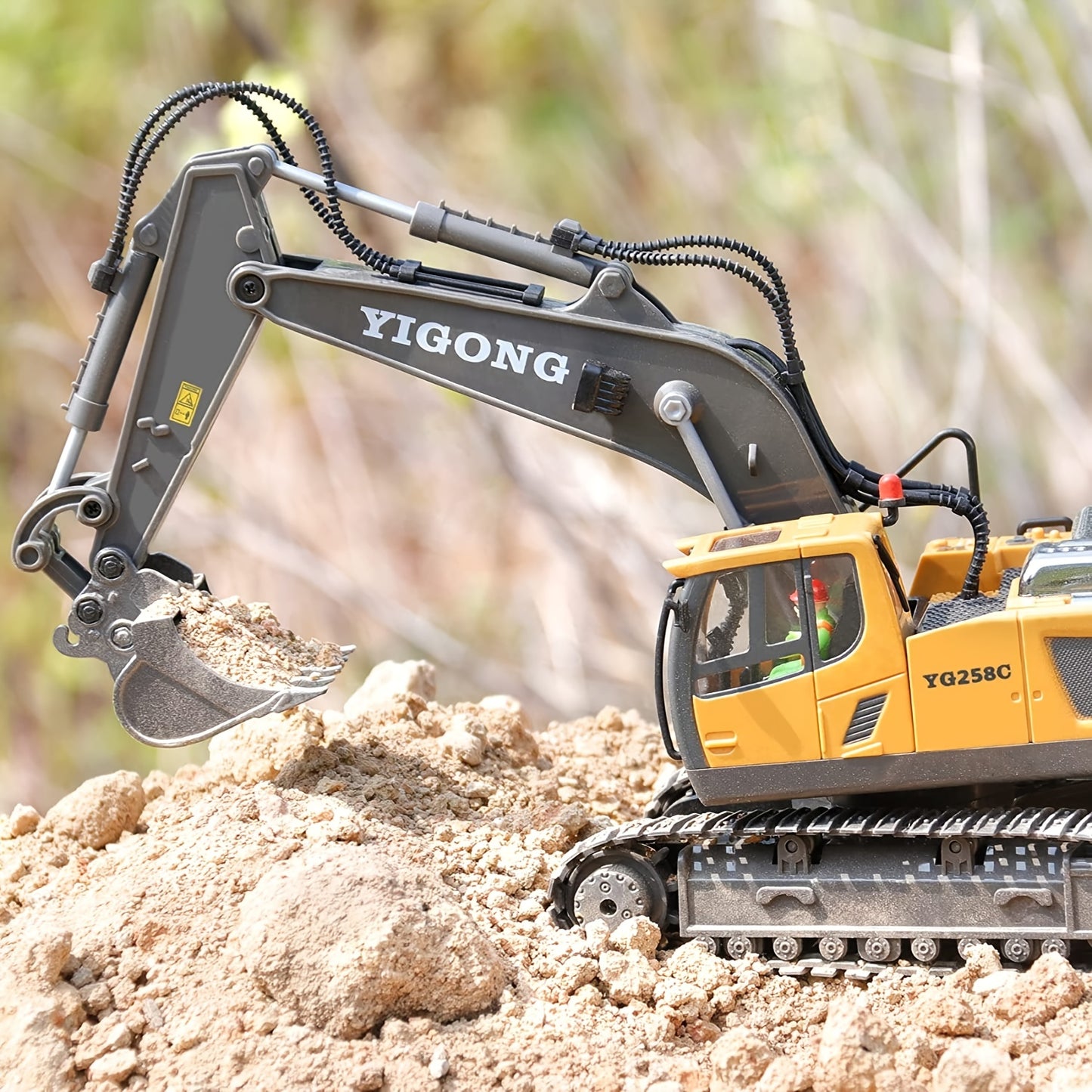 11 Channel Alloy Remote Control Excavator Simulation Electric Engineering Vehicle Large Digging Engineering Boys Children's Toys Christmas Halloween Thanksgiving Gift