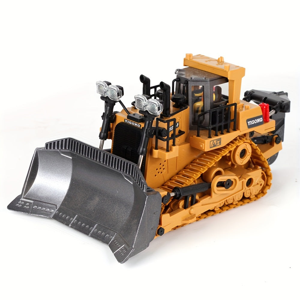 11 Channel Alloy Remote Control Excavator Simulation Electric Engineering Vehicle Large Digging Engineering Boys Children's Toys Christmas Halloween Thanksgiving Gift