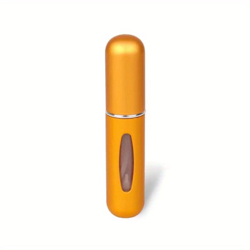 Mini przenośna perfuma wielokrotnego napełniania Aluminium Atomized Spray Cosmetic Bottle ~ Butelka dozownika podróży ~ Butelka perfum Atomizer, do samochodu