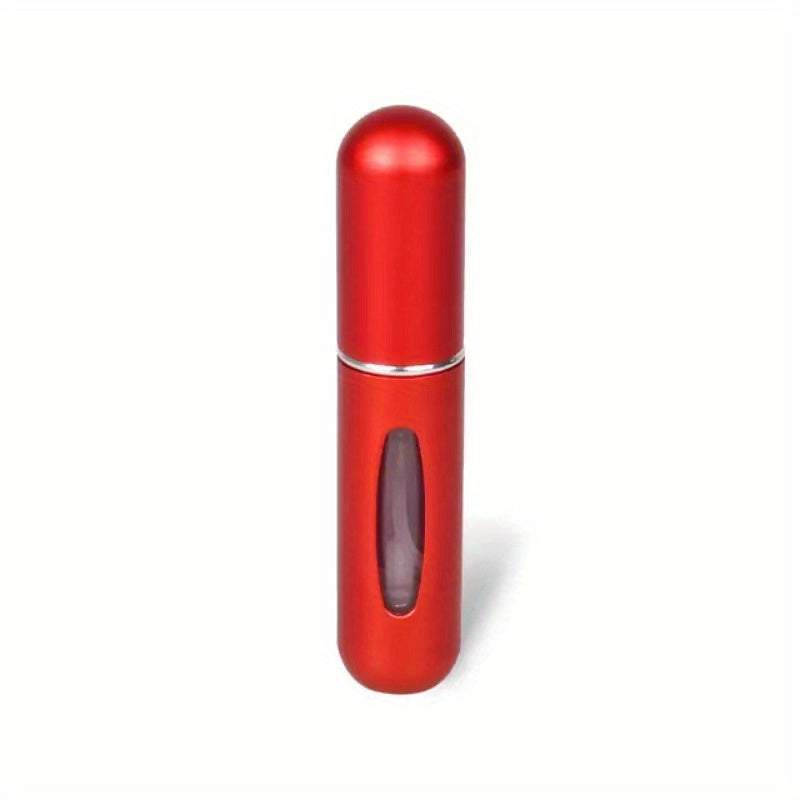 Mini przenośna perfuma wielokrotnego napełniania Aluminium Atomized Spray Cosmetic Bottle ~ Butelka dozownika podróży ~ Butelka perfum Atomizer, do samochodu