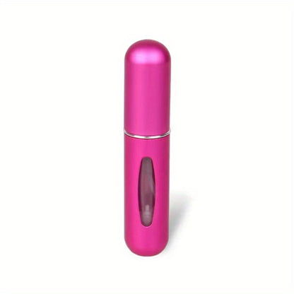 Mini przenośna perfuma wielokrotnego napełniania Aluminium Atomized Spray Cosmetic Bottle ~ Butelka dozownika podróży ~ Butelka perfum Atomizer, do samochodu
