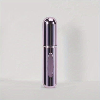 Mini przenośna perfuma wielokrotnego napełniania Aluminium Atomized Spray Cosmetic Bottle ~ Butelka dozownika podróży ~ Butelka perfum Atomizer, do samochodu