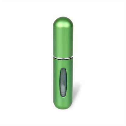 Mini przenośna perfuma wielokrotnego napełniania Aluminium Atomized Spray Cosmetic Bottle ~ Butelka dozownika podróży ~ Butelka perfum Atomizer, do samochodu