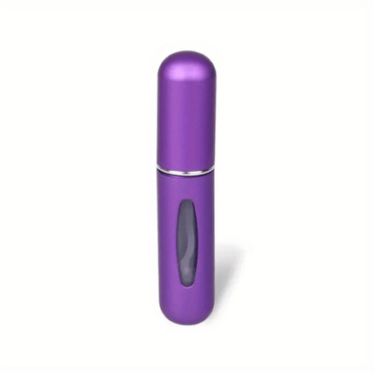 Mini przenośna perfuma wielokrotnego napełniania Aluminium Atomized Spray Cosmetic Bottle ~ Butelka dozownika podróży ~ Butelka perfum Atomizer, do samochodu